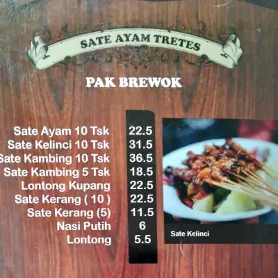 Sate Ayam Tretes Pak Brewok