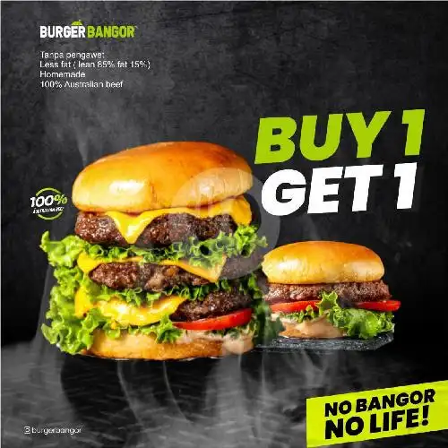 Gambar Makanan Burger Bangor Express, Medan Iskandar Muda 3