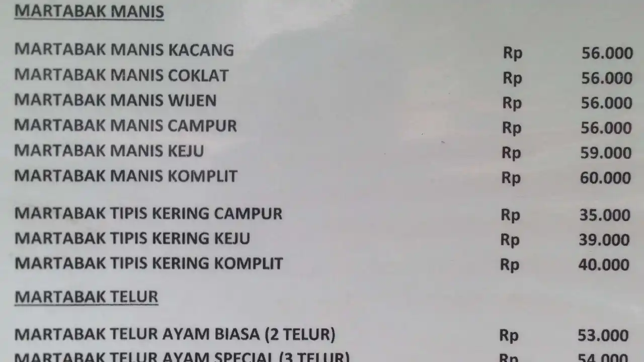 Martabak Bandung Erwin