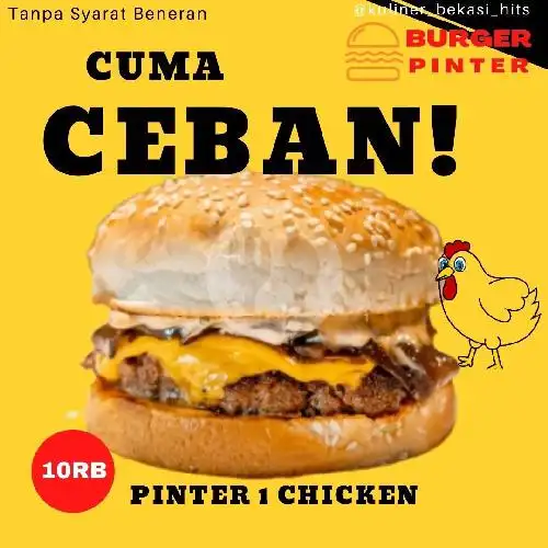 Gambar Makanan Burger Pinter 218, Nusantara Raya 7