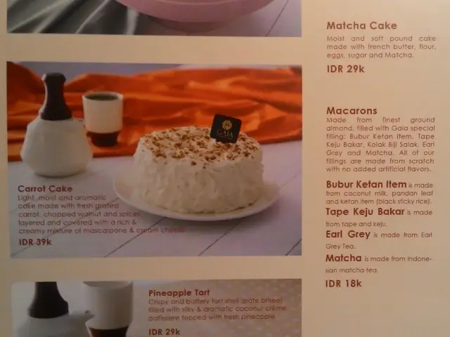 Gambar Makanan Gaia Tea & Cakes 10