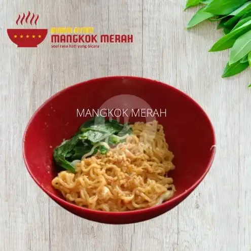 Gambar Makanan Bubur Ayam Mangkok Merah, Belakang RSU 16