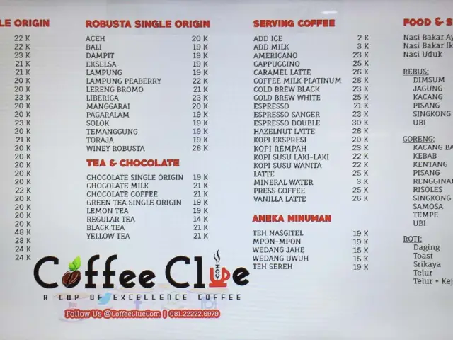 Gambar Makanan CoffeeClue 2