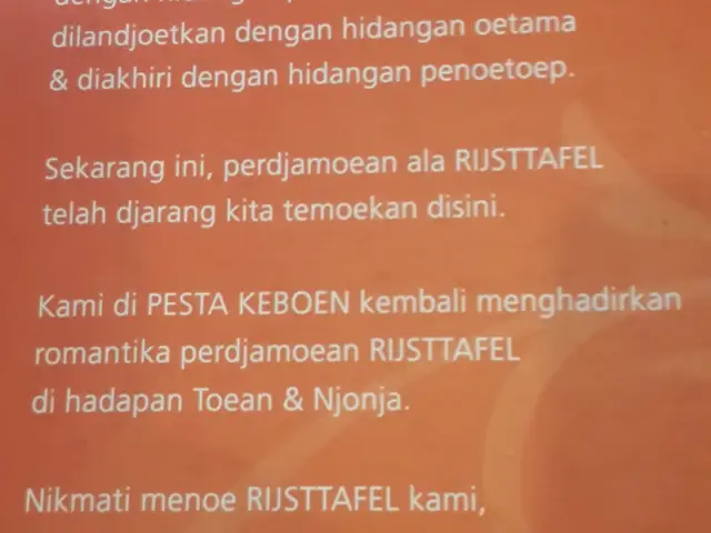 Gambar Makanan Pesta Keboen Restoran 53