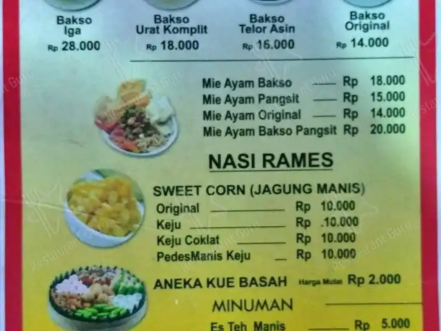 Gambar Makanan BAKSO IGA BALUNGAN PGC 1