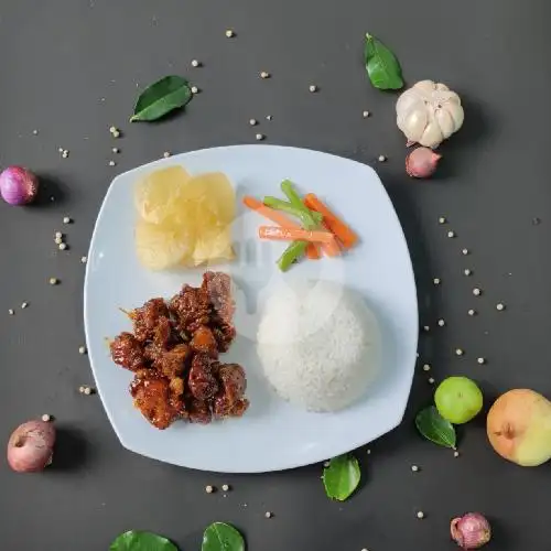 Gambar Makanan Nasi Bistik Ayam Dapoer Oma GMP, Gajah Mada 7