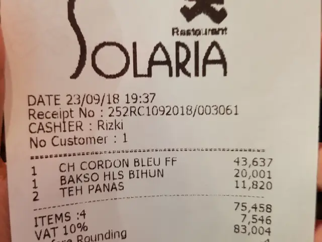 Gambar Makanan Solaria 7