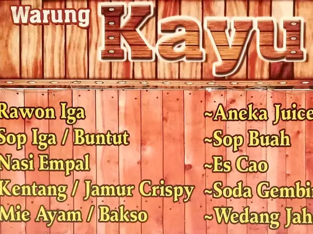 Gambar Makanan Warung Kayu 1