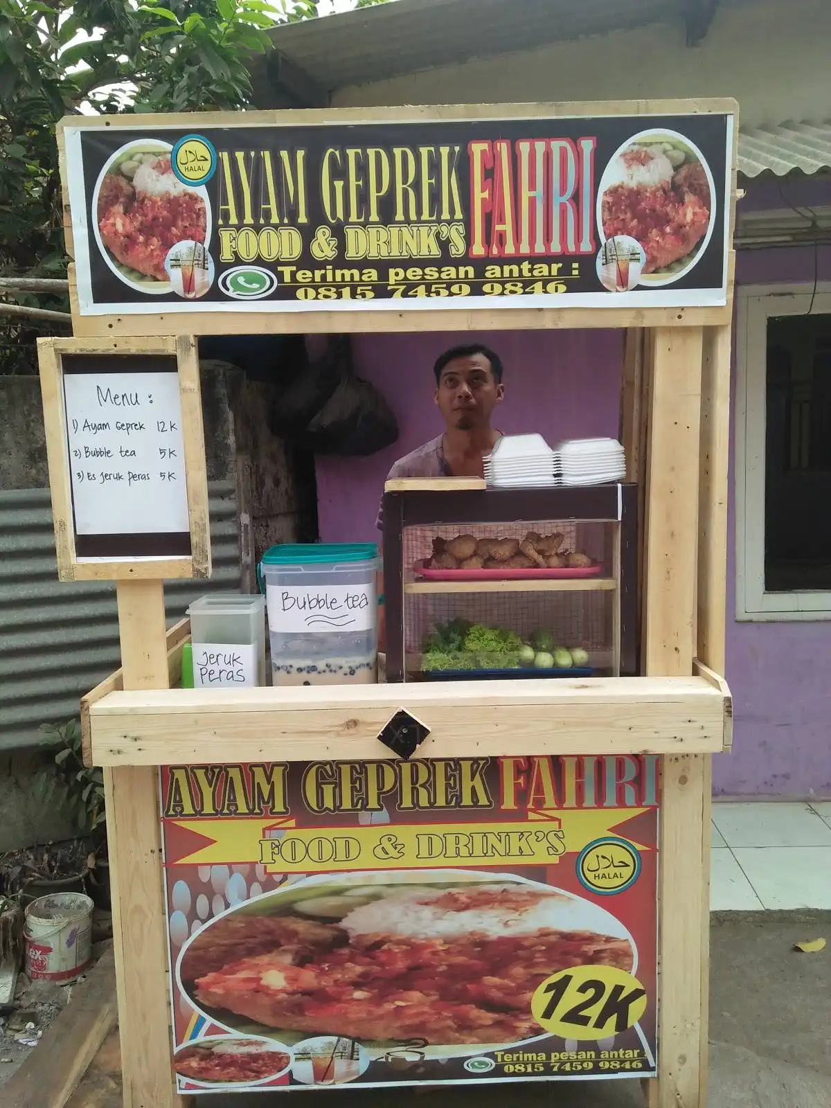 Ayam geprek fahri