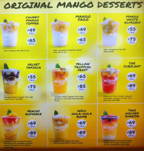 The Mango Farm near me in SM City Marikina Discover Beverages food