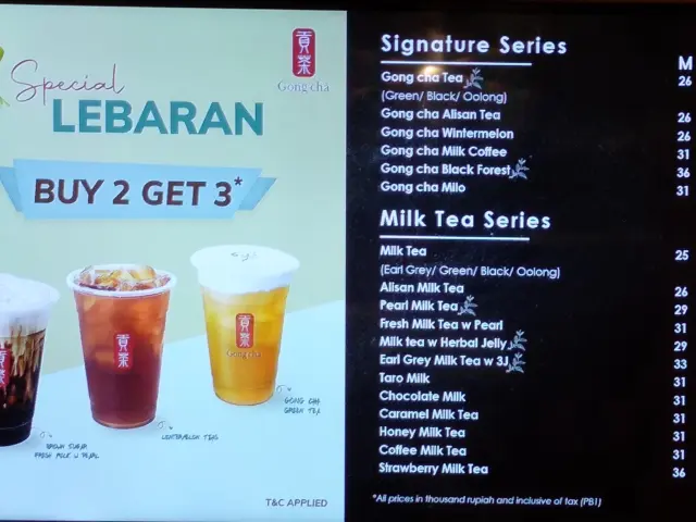 Gambar Makanan Gong cha 3