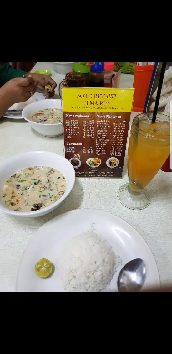 Gambar Makanan Soto Betawi H. Ma'ruf 8