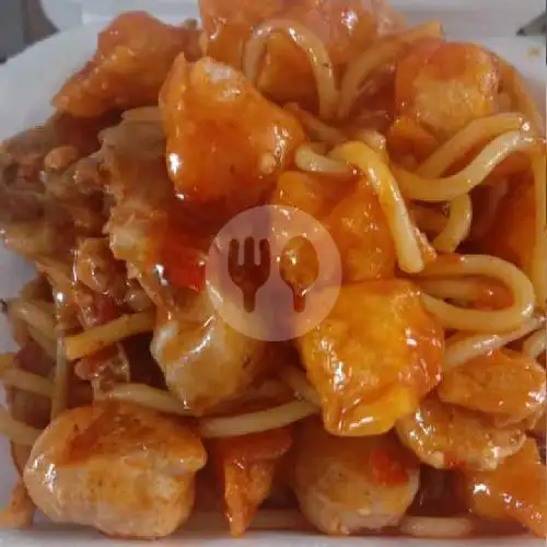 Gambar Makanan Spaghetti Teh Atie Thea Khas Banteng Kecil 1s, Masuk Area Pasar Blkng Pos 18