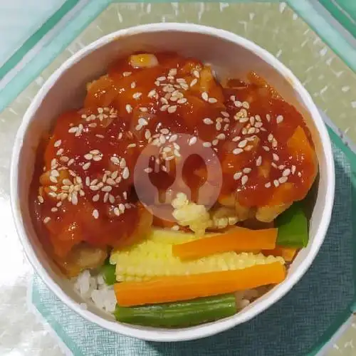 Gambar Makanan Ayam Rice Bowl, Gorengan, Boba_Ixu Ixi, Jagakarsa 4
