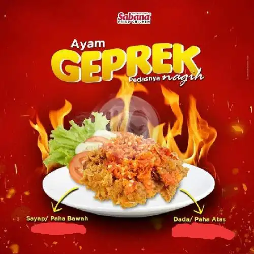 Gambar Makanan Sabana Fried Chicken Ulekan, Depan Perum Pemda Ulekan 13