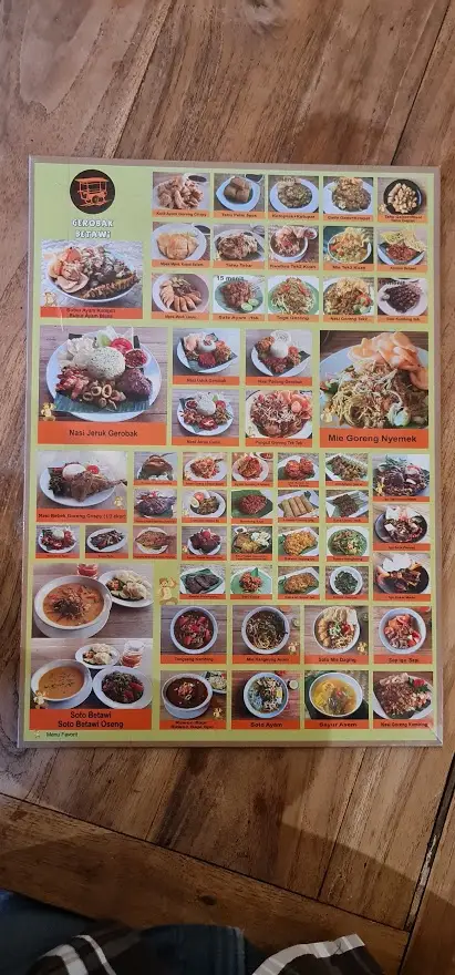 Gambar Makanan Gerobak Betawi PIK 1