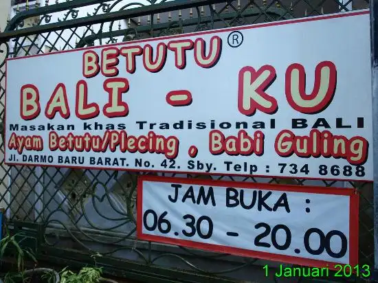 Gambar Makanan Rumah Makan Betutu Bali-Ku 12