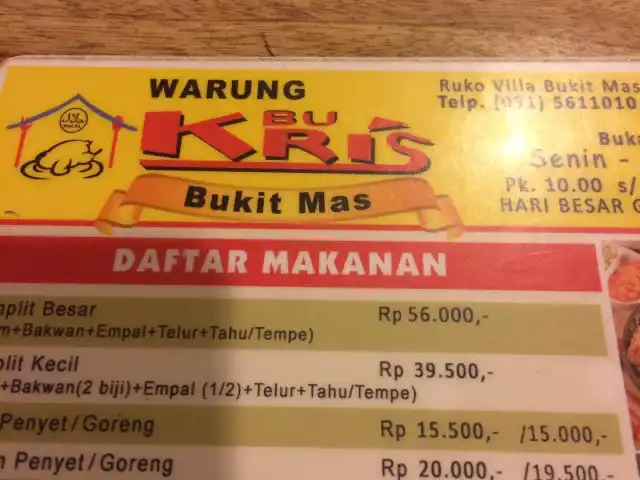 Gambar Makanan Warung Bu Kris 14