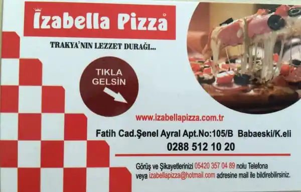 İzabella Pizza'nin yemek ve ambiyans fotoğrafları 3