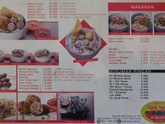 Gambar Makanan Bakso Nyuk Nyang Aleang Makassar 1