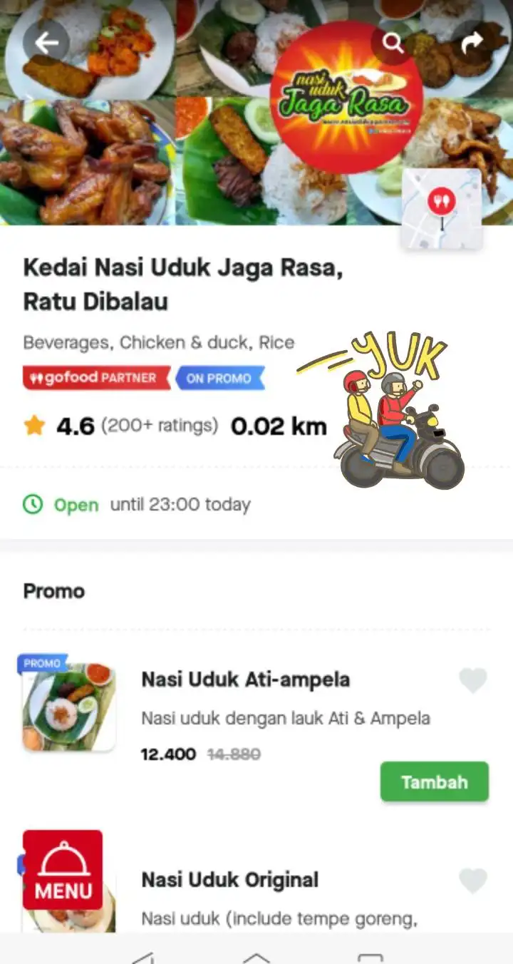 Kedai Nasi Uduk Jaga Rasa