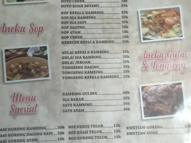 Gambar Makanan Soto dan Sop Kepala kambing Kang maman 4