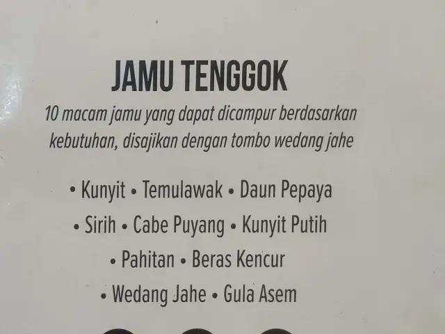 Gambar Makanan Jamu Mbak Suni 1