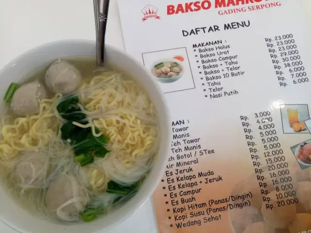 Gambar Makanan Bakso Mahkota Gading Serpong (Cabang Grogol) 2