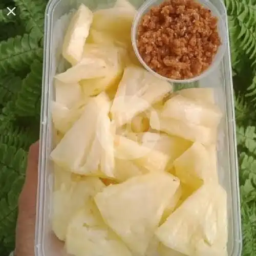 Gambar Makanan Rujak Jambu Kristal/Mie Pedas Bakso Bunda Lusi, Sukajadi 3