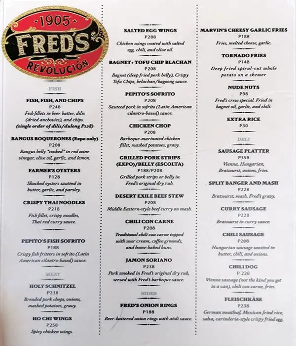 Fred's Revolucion Food Photo 1