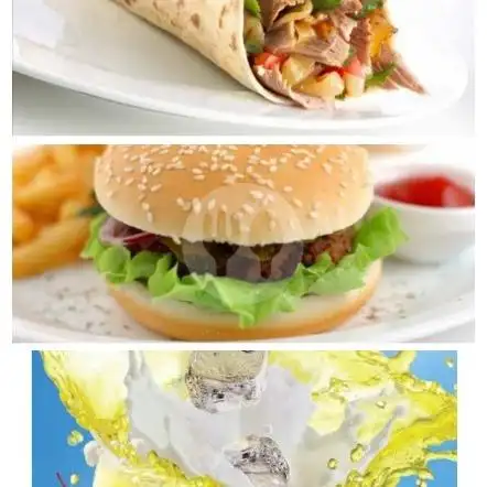 Gambar Makanan Kebab & Burger Kirana, Sawahan 8