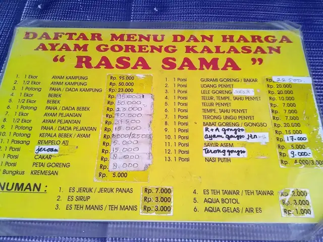 Gambar Makanan Ayam Kalasan RASA SAMA 2