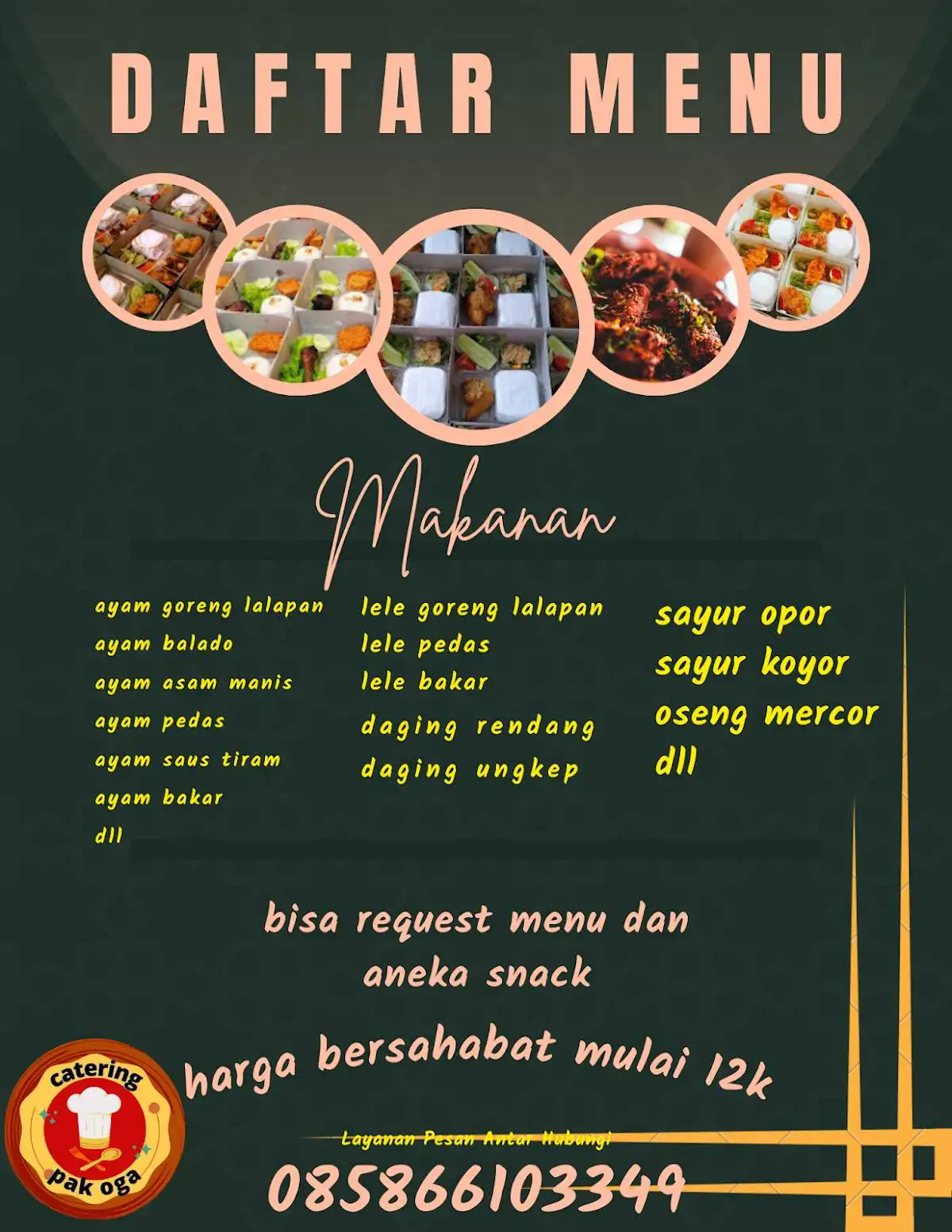 catering bandungan dan warung pak oga