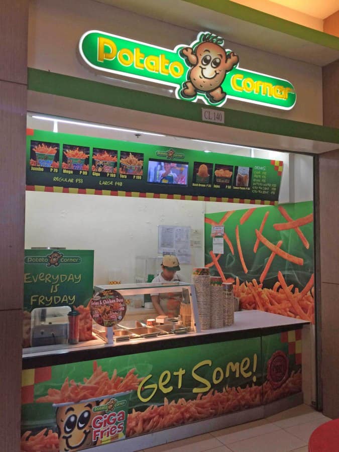 Potato Corner menu price 20222023 near Manila Ocean Park in Manila