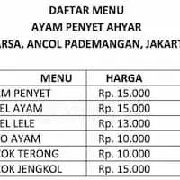 Gambar Makanan Ayam Penyat Ahyar 1