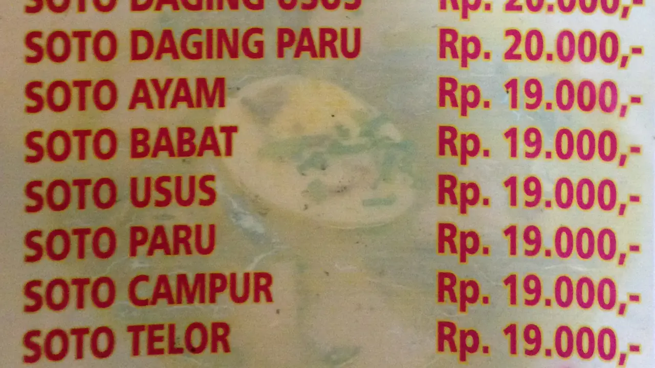 Soto Sulung Khas Madura