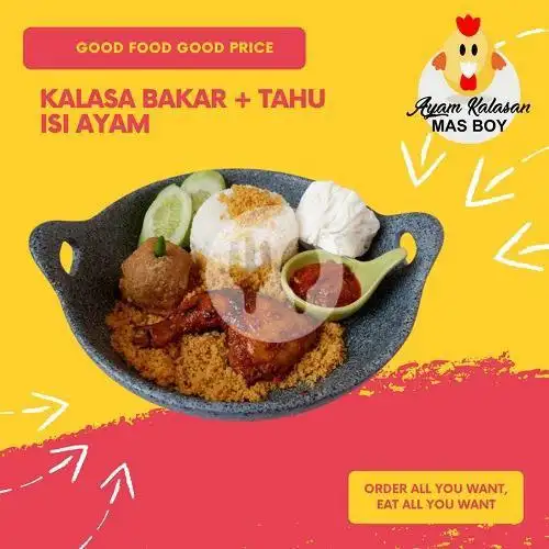 Gambar Makanan Ayam Kalasan Mas Boy, Rawamangun 11