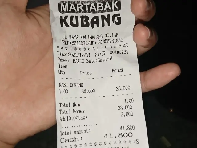 Gambar Makanan Martabak Kubang Hayuda 2