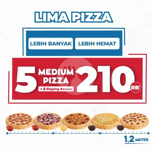 Gambar Makanan Domino's Pizza, Bekasi Cyber Park 4