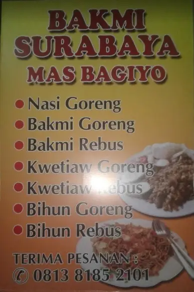 Gambar Makanan Bakmi Surabaya Mas Bagiyo 1