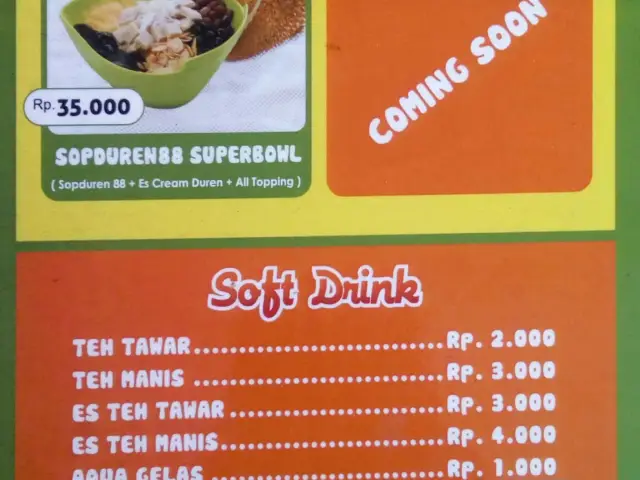 Gambar Makanan Sop Duren 88 3