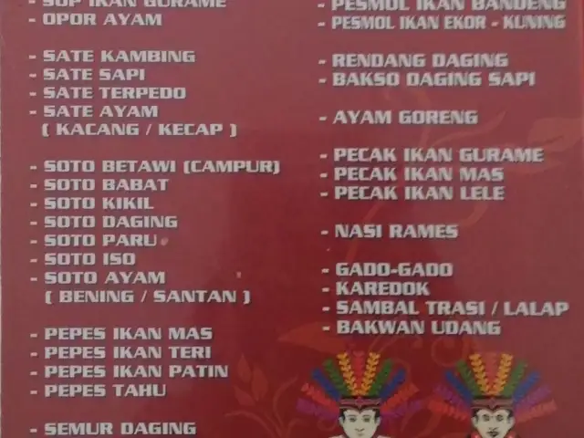 Gambar Makanan Rumah Makan Betawi Dahlia 14