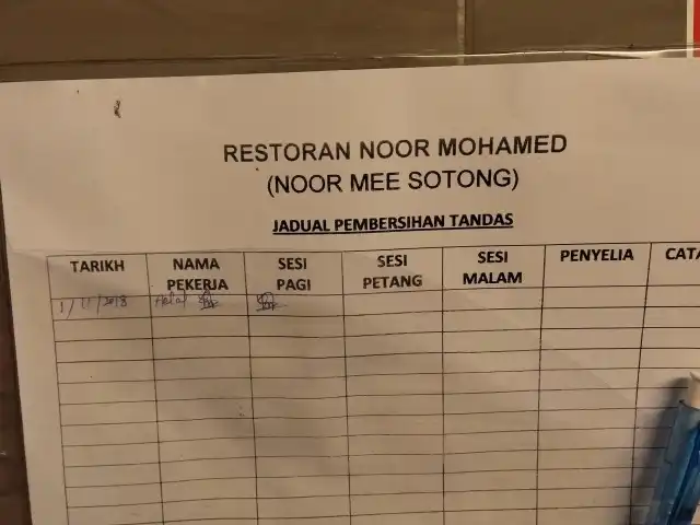 Restoran Noor Mohamed Mee Sotong Special Food Photo 6