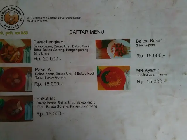 Gambar Makanan Bakso Malang BMT 176 1