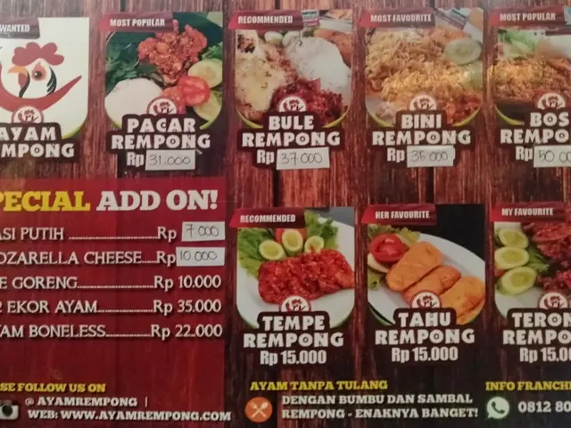 Gambar Makanan Ayam Rempong 1