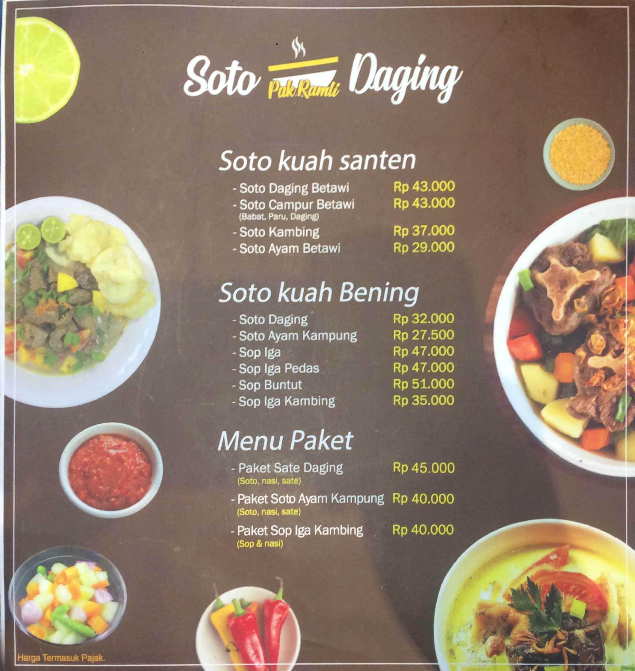 Soto Daging Pak Ramli Terdekat - Restoran Dan Tempat Makan Indonesia ...