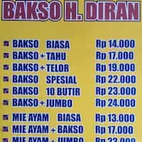 Gambar Makanan Warung Bakso H Diran 1