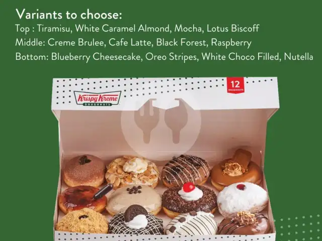 Gambar Makanan Krispy Kreme, Bellagio Kuningan 15