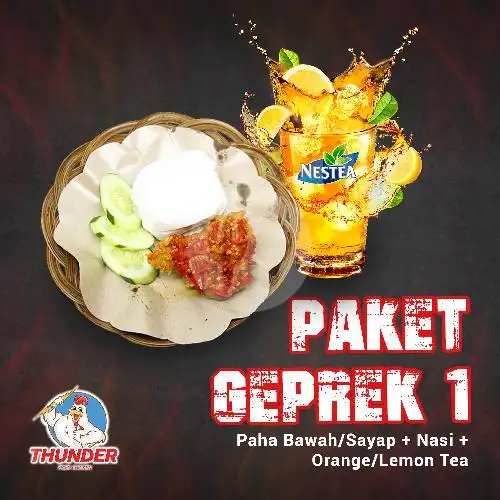 Gambar Makanan Thunder Fried Chicken Jeruju, Pontianak Barat 19