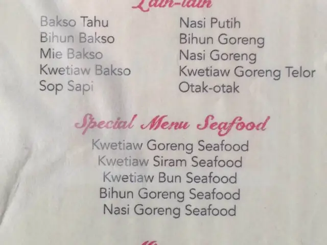 Gambar Makanan Kwetiaw Sapi Kelapa Gading 1